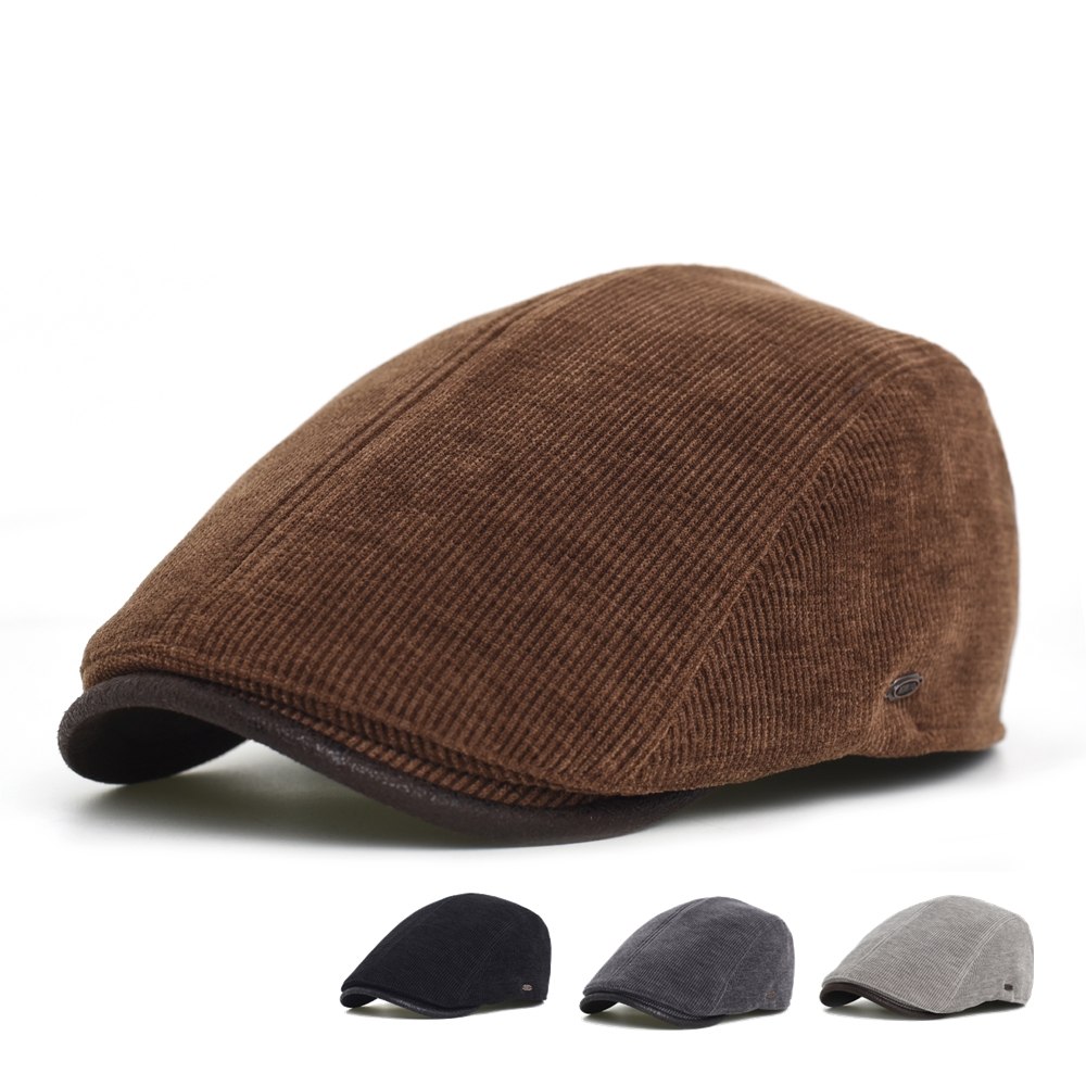 Dad Hat Cotton - Casquette Gavroche Homme Hiver Chaude Épaisse