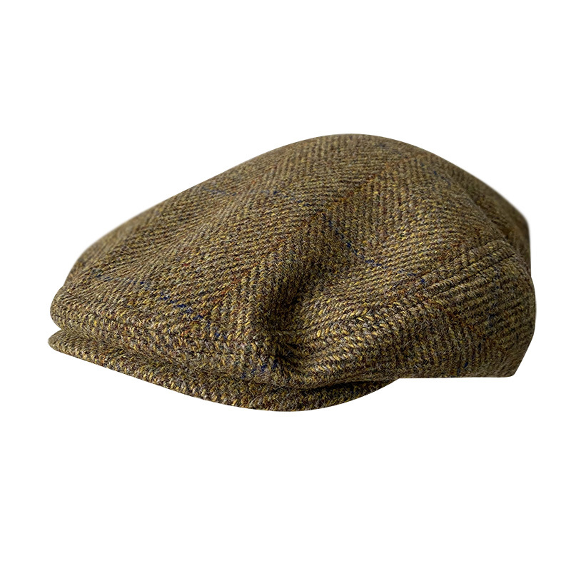 Casquette plate en laine rayée - Newsboy Cap Ivy avis et prix
