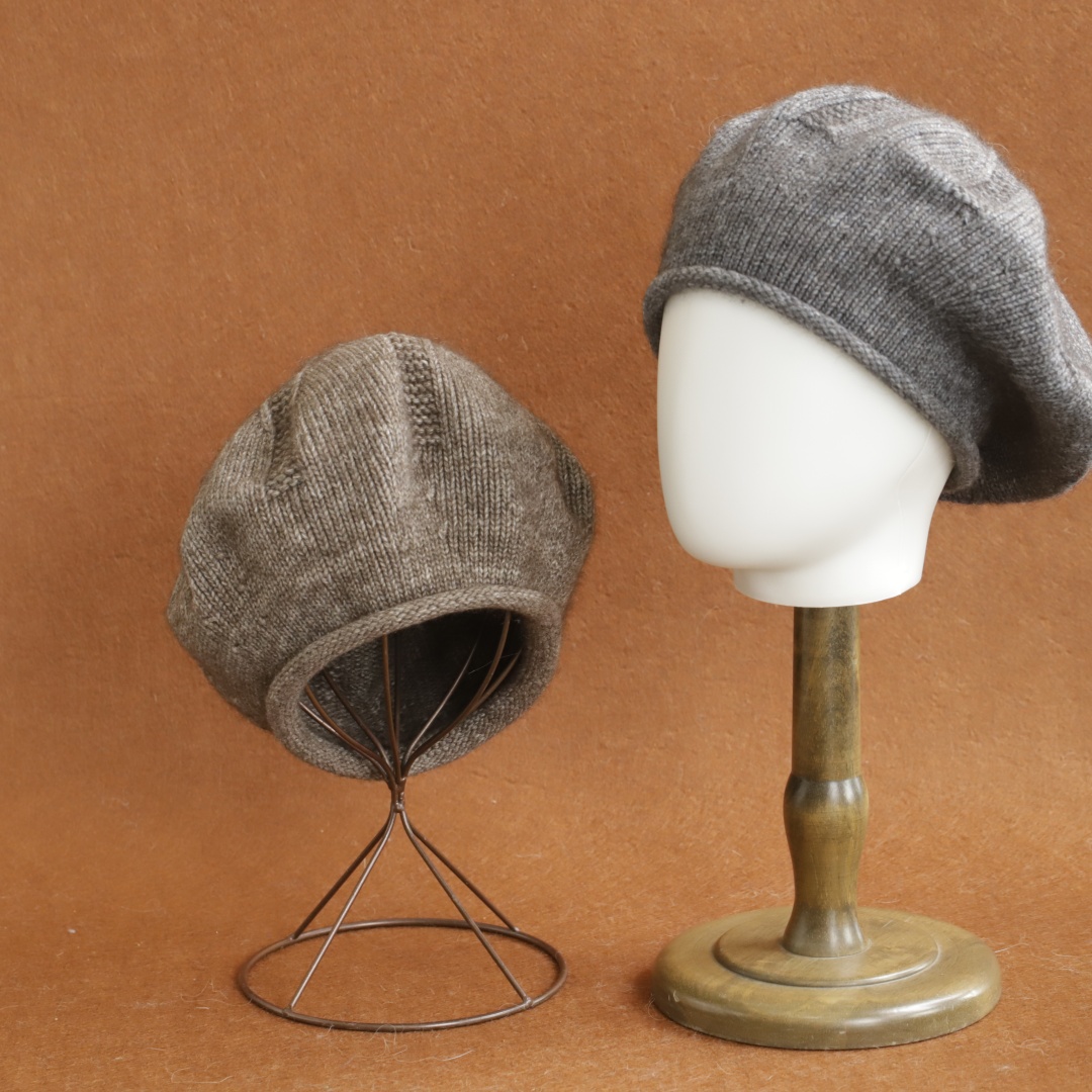 Bérets en tricot doux et soupl - Beret French Wool avis et prix