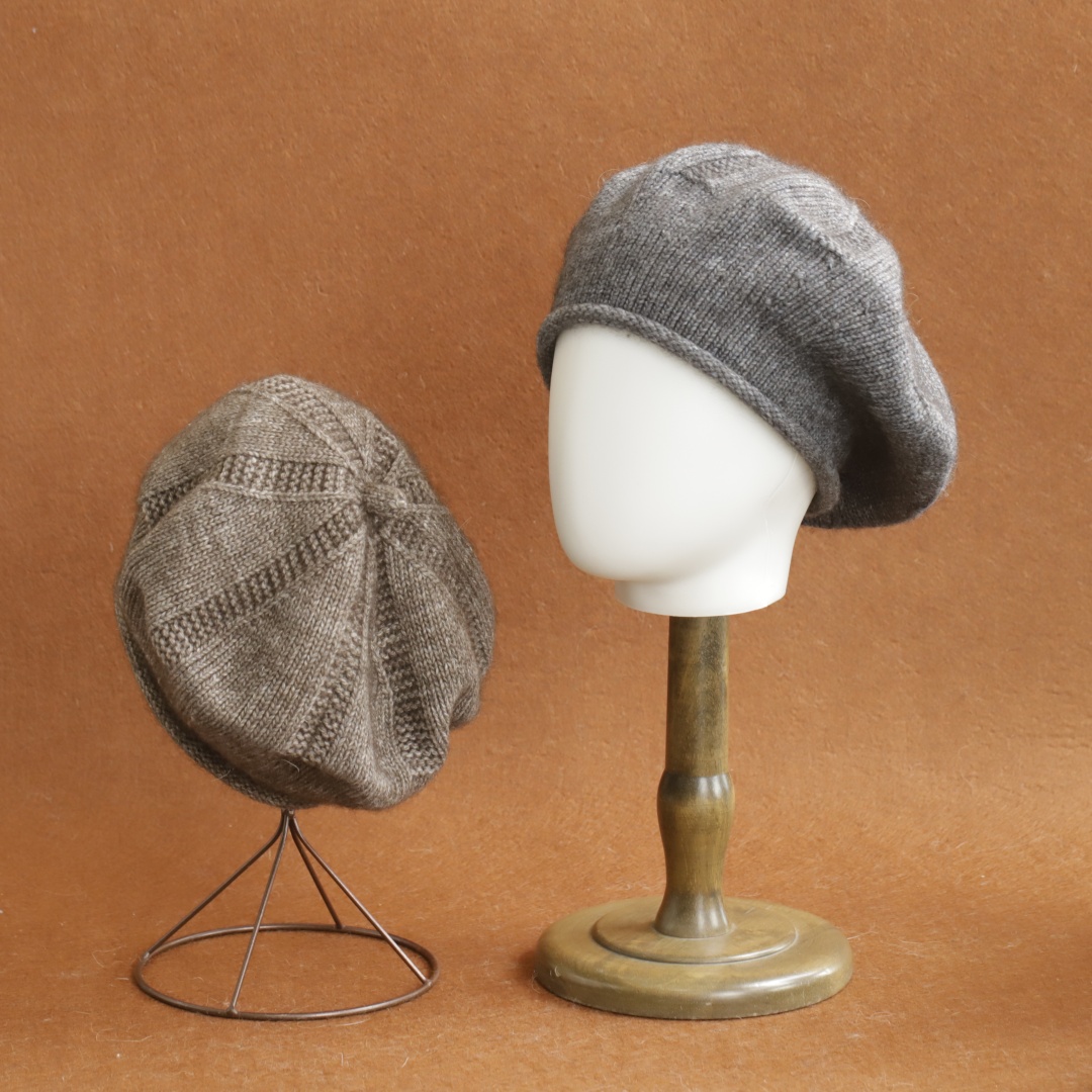 Bérets en tricot doux et soupl - Beret French Wool avis et prix